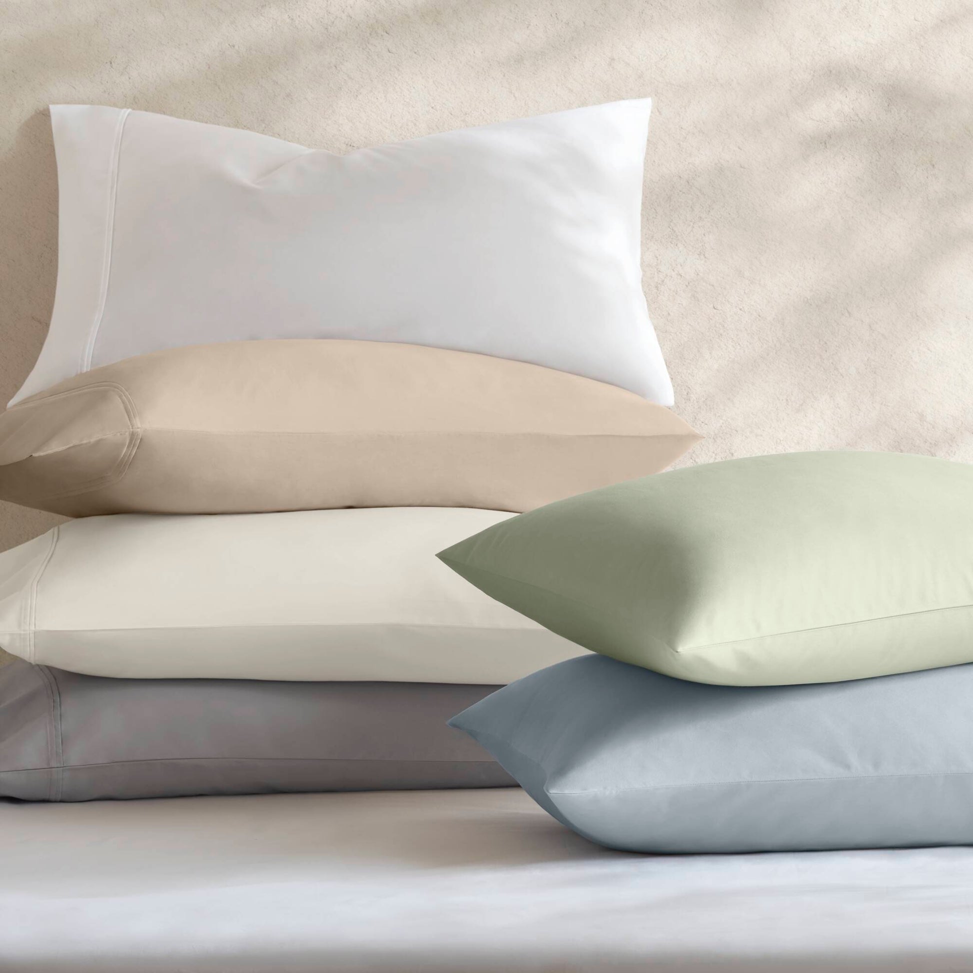 King Sateen Pillowcase Set - Linen