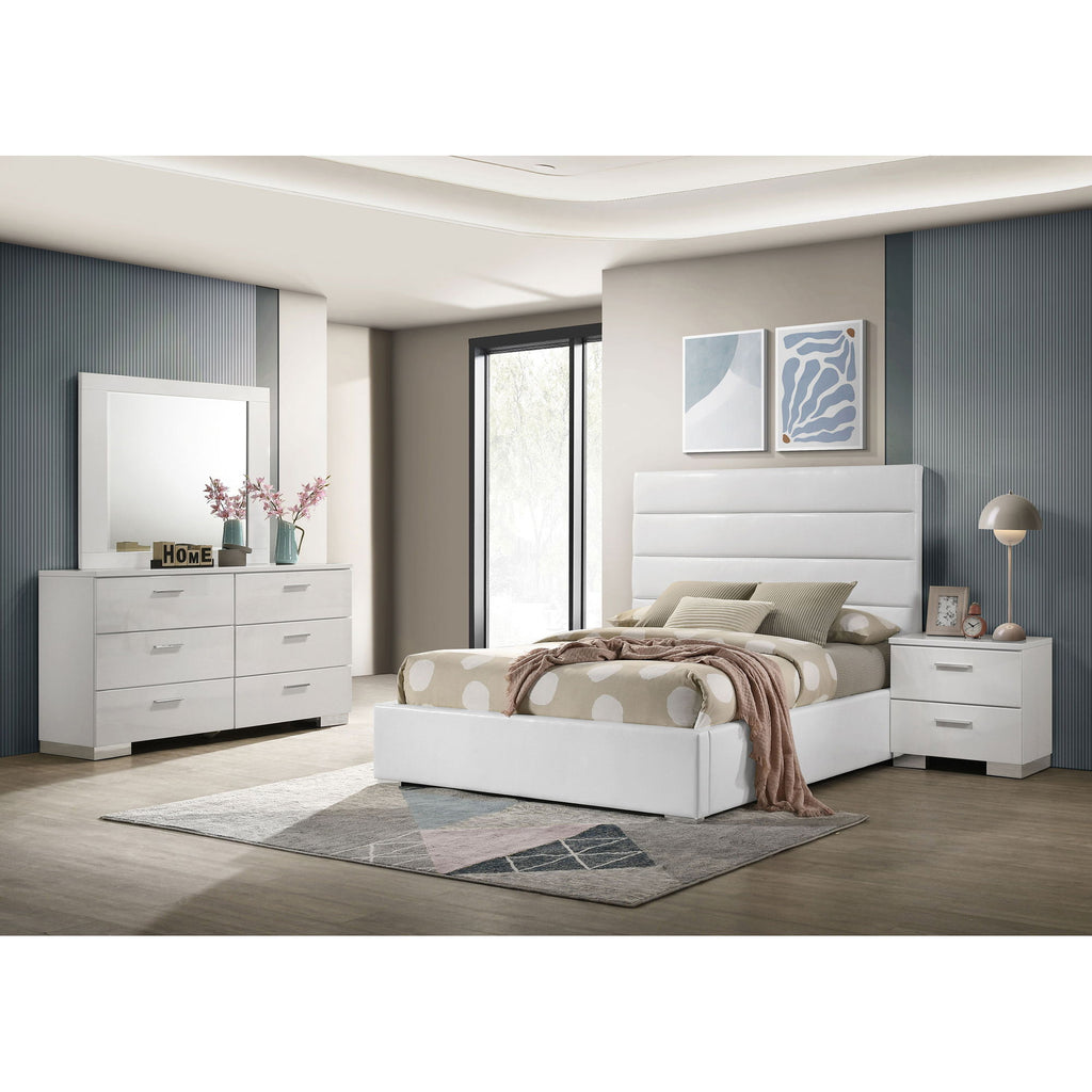 Dulcey - Bedroom Set With Modern Tufted Headboard