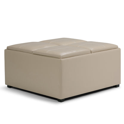 Avalon - Square Coffee Table Storage Ottoman