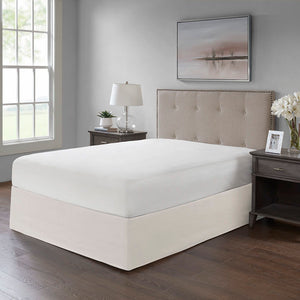 Simple Fit - Wrap Around Adjustable Bedskirt - Ivory