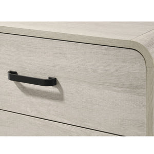 Nightstand With 2 Drawers, Ample Storage Space - Antique White