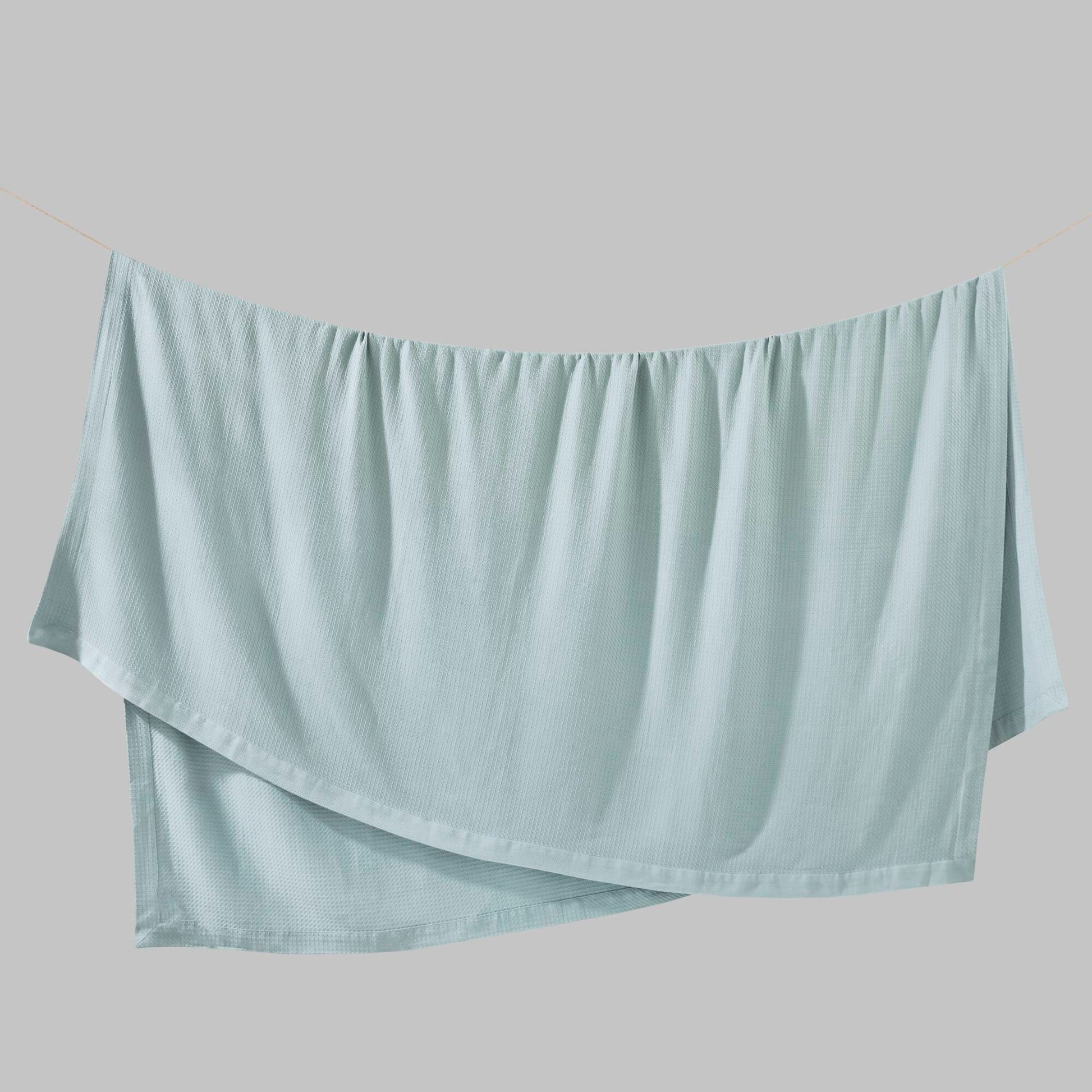 Egyptian Cotton - Twin Blanket - Light Blue