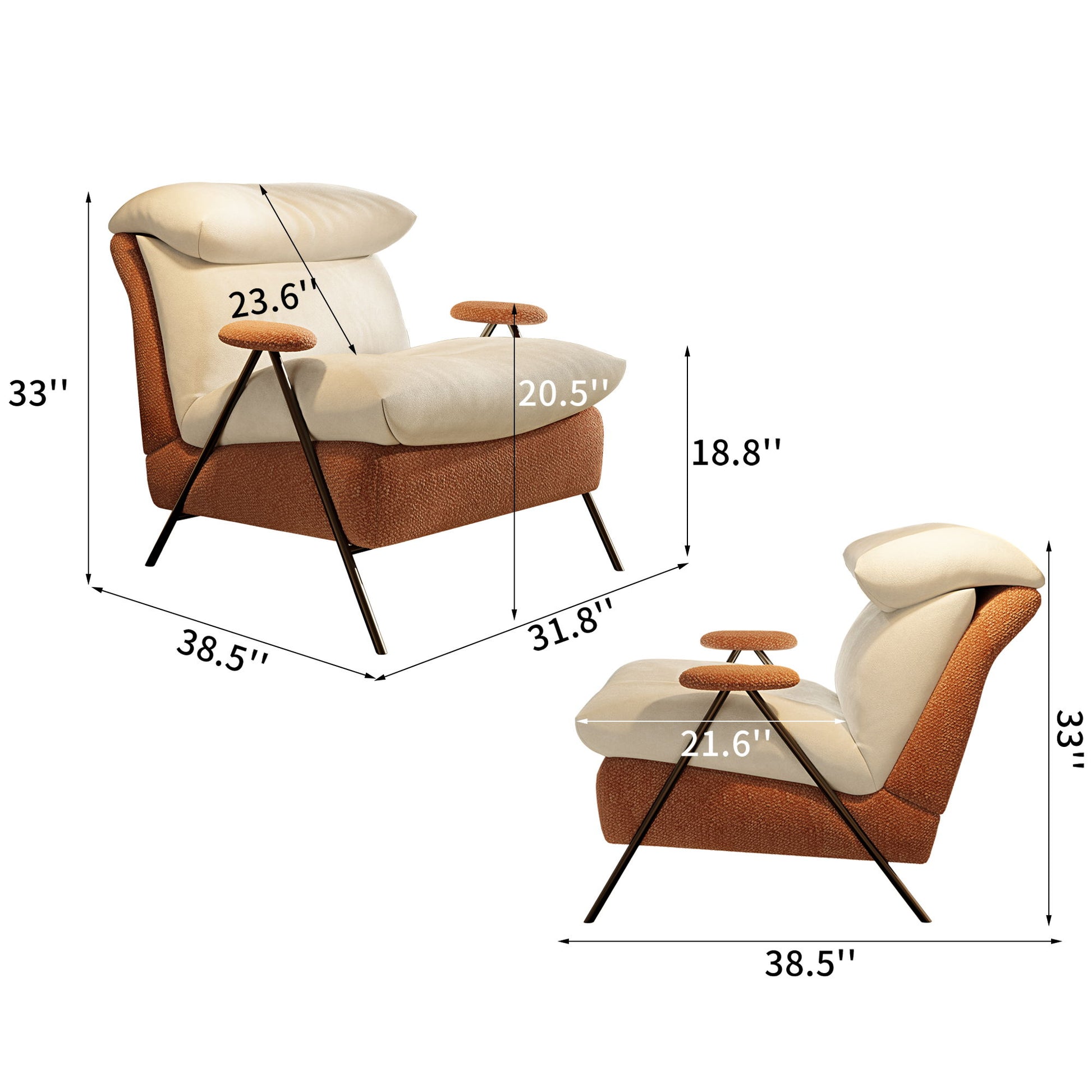 Ergonomic Single Chair