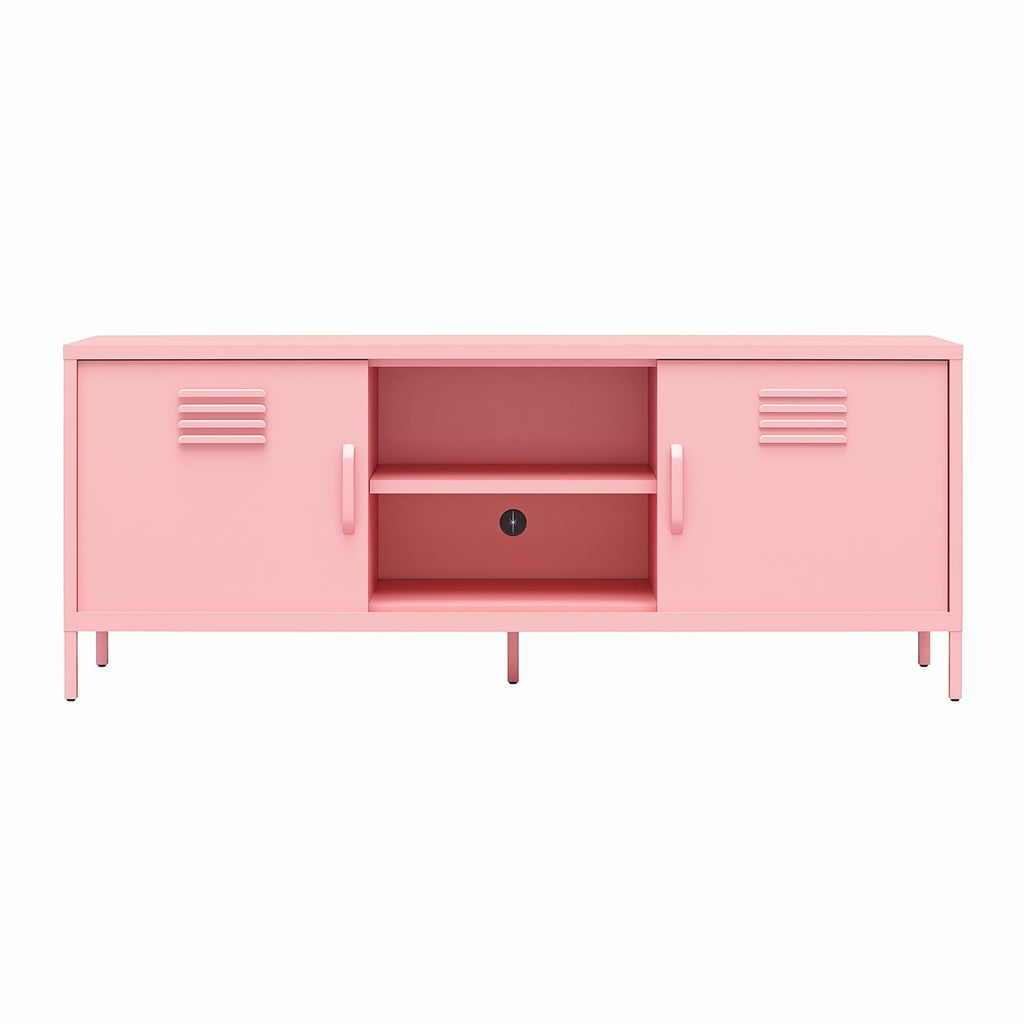 Cache - Locker Style TV Stand For TVs Up To 65" - Pink