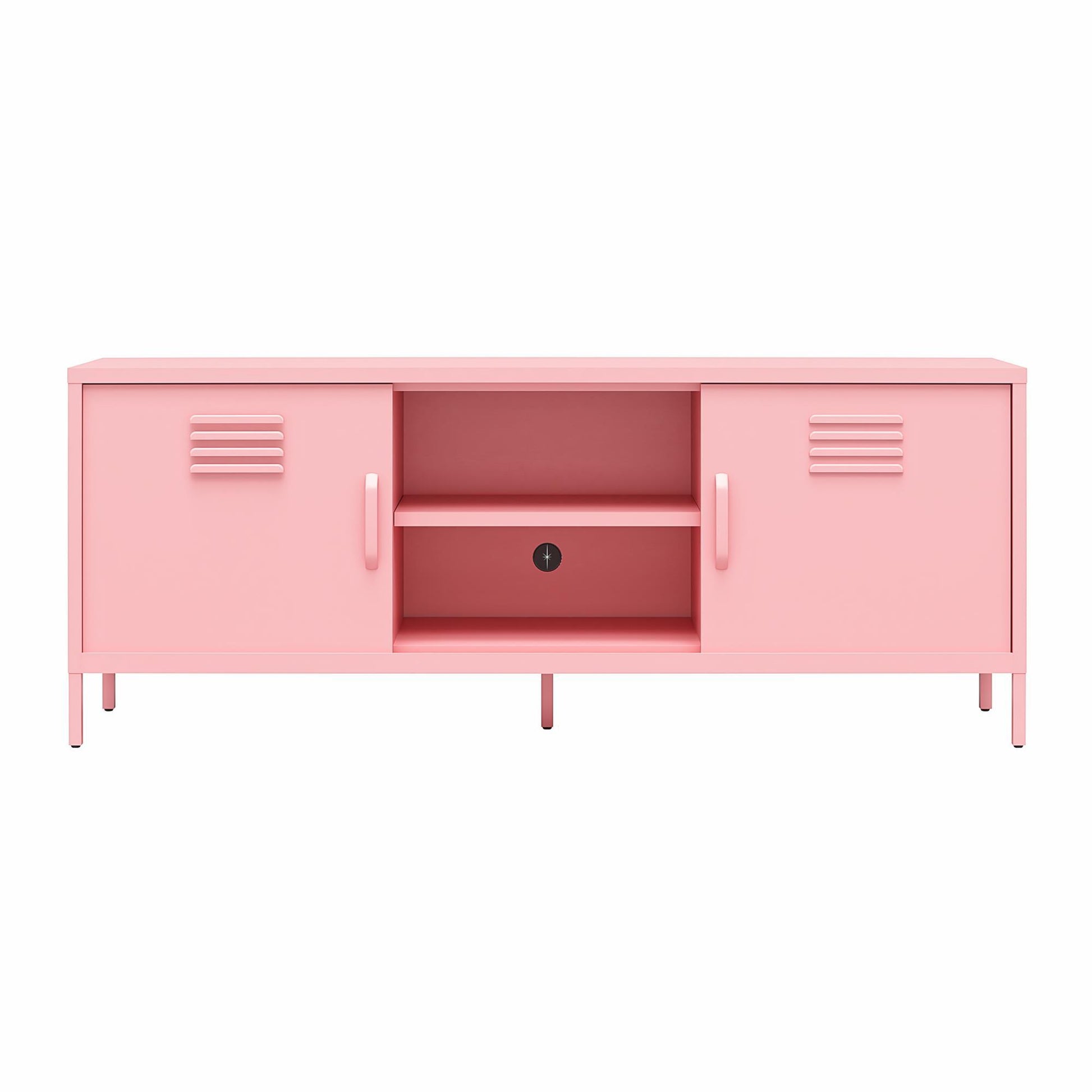 Cache - Locker Style TV Stand For TVs Up To 65" - Pink