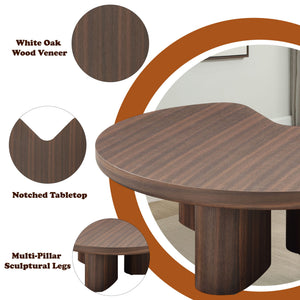 Yoab - Coffee Table - Brown Oak