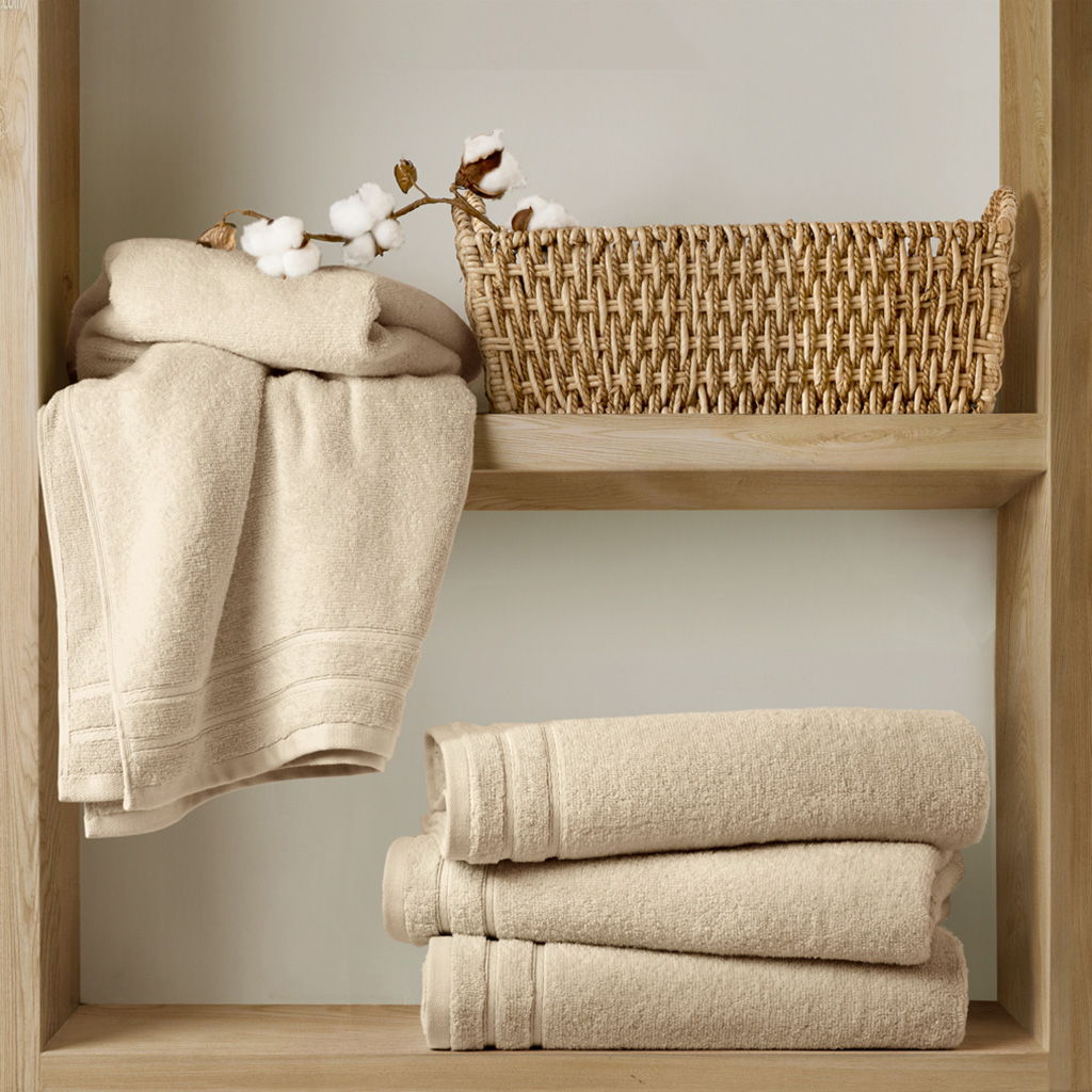 400GSM Essential Bundle Quick Dry Towel Set - Beige