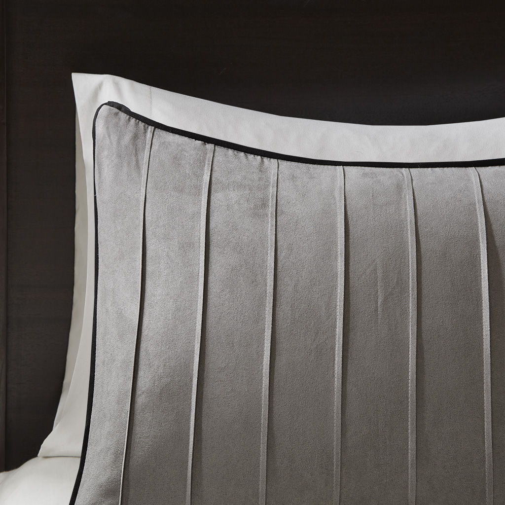 Dune - California King Piece Comforter (Set of 7) - Gray