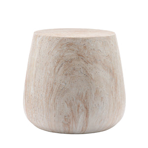 Drum Accent Coffee Table - Beige / Yellow