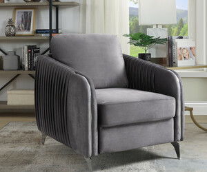 Hathaway - Velvet Modern Chic Accent Armchair