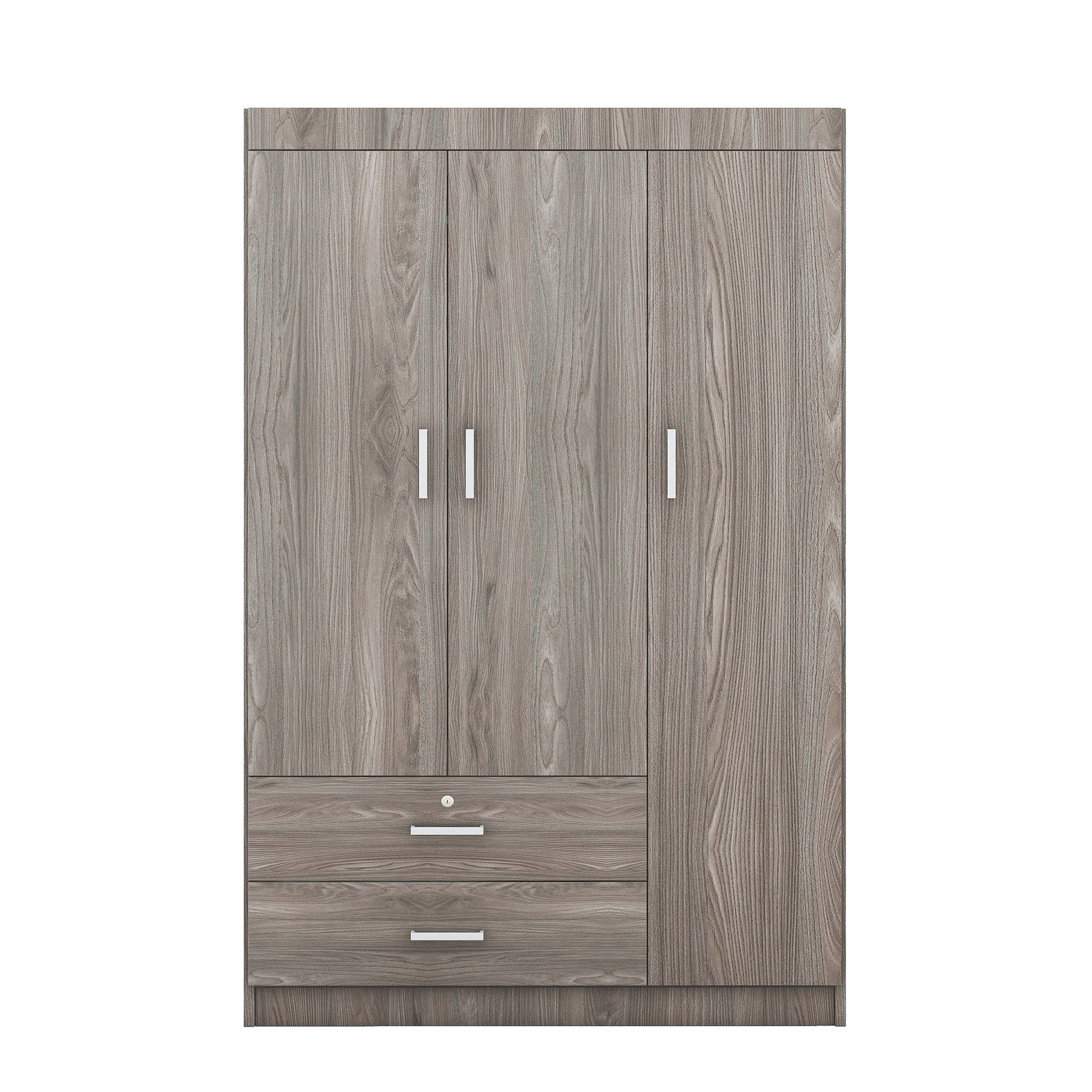 3 Door Wardrobe With 2 Drawers