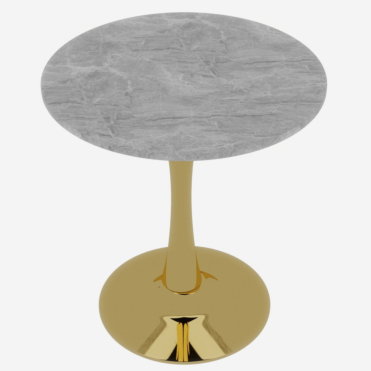 Coffee Table With Round Top For Living Rooms - Golden