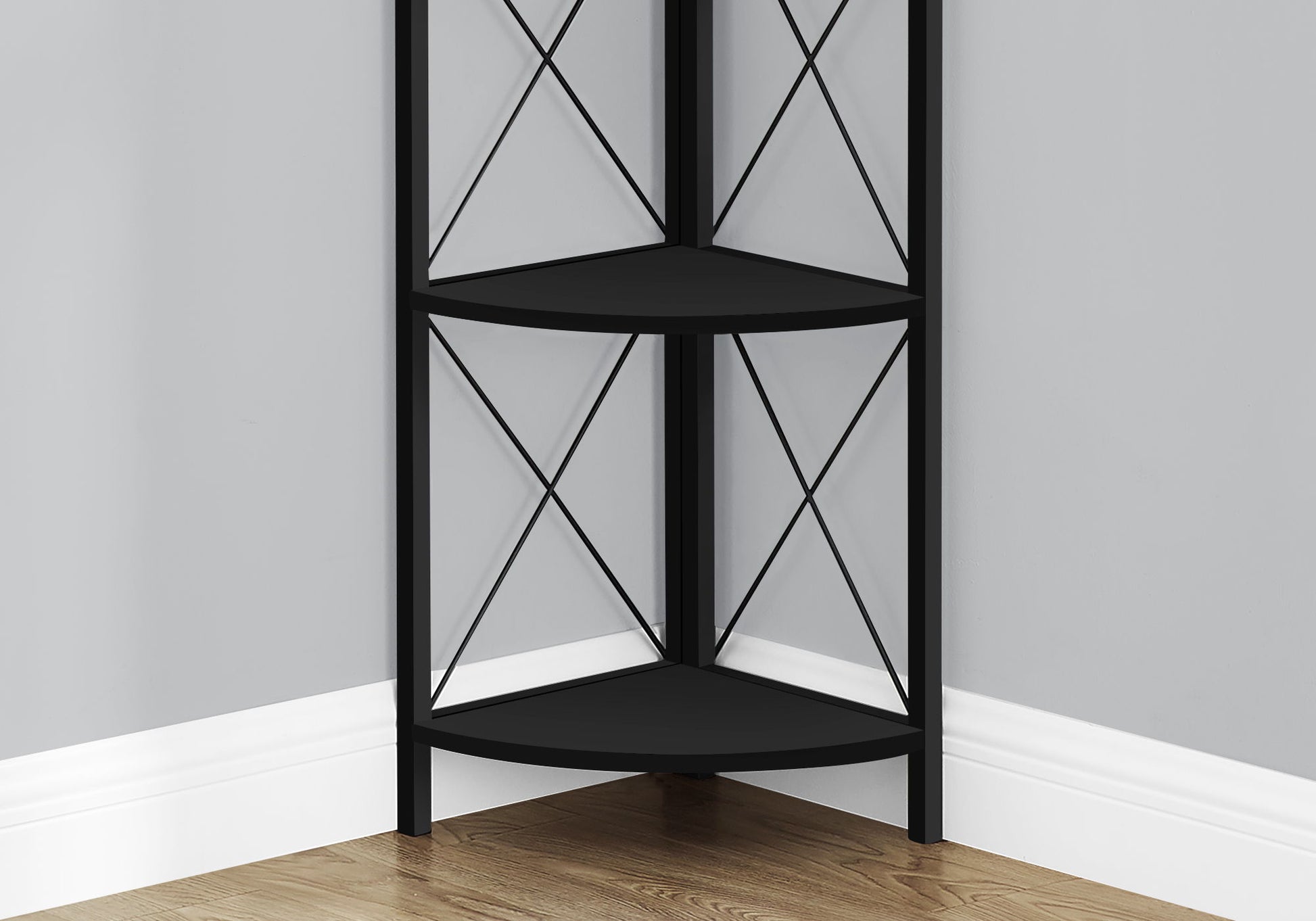 Bookshelf, Bookcase, Etagere, Corner, 4 Tier, Office