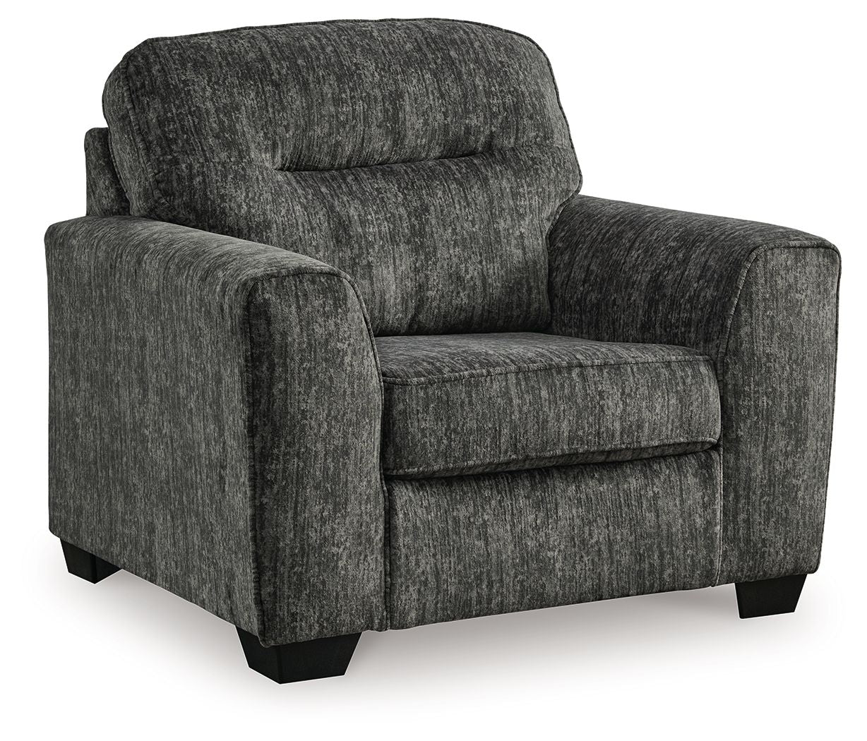 Lonoke - 2 Pc. - Chair And A Half, Ottoman - Gunmetal