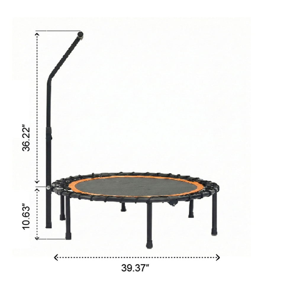 Xtp006 - Sports Trampoline Indoor / Outdoor Fitness Equipment - Black