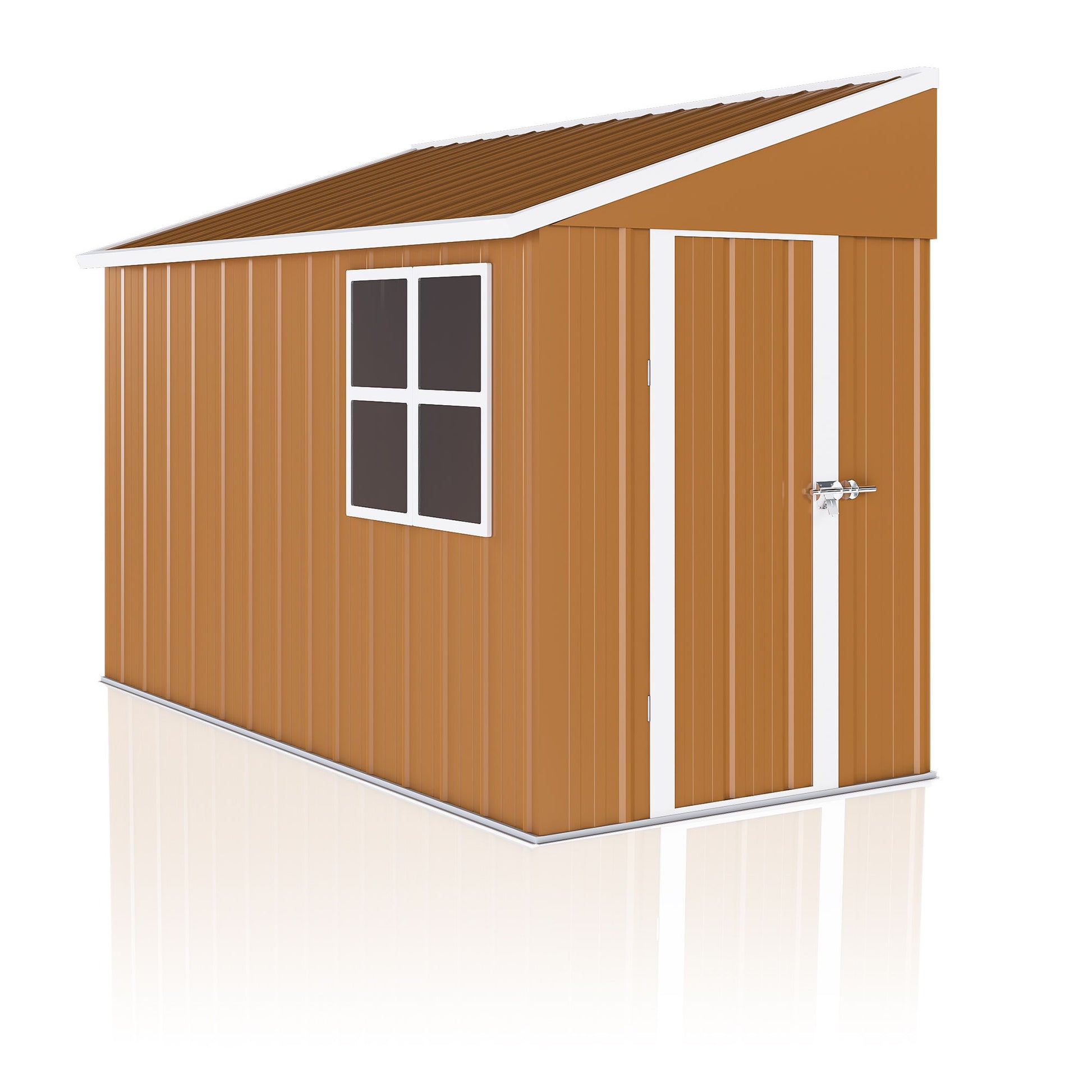 Weatherproof Storage Shed With Double Doors And Ventilation