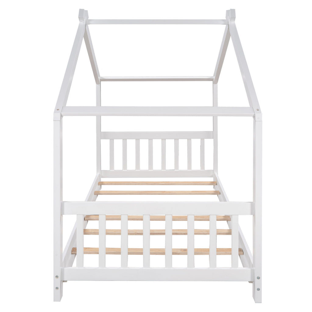 House Platform Bed With Headboard And Footboard, Roof Design