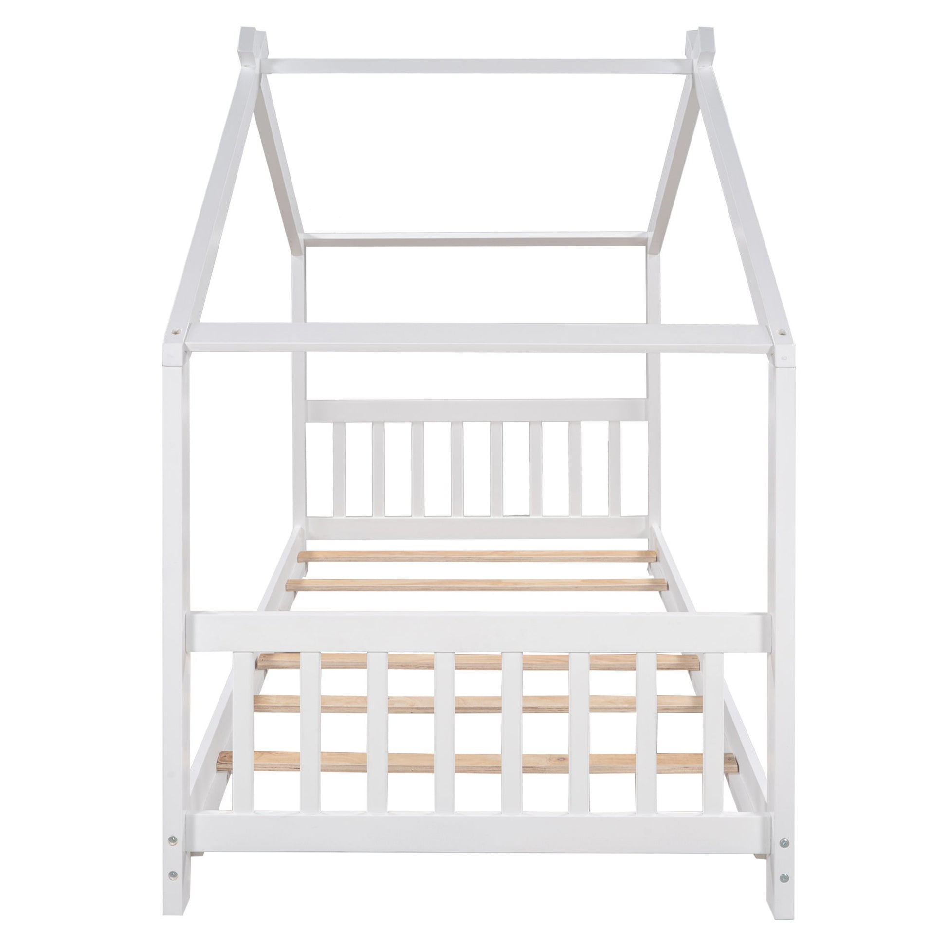 House Platform Bed With Headboard And Footboard, Roof Design