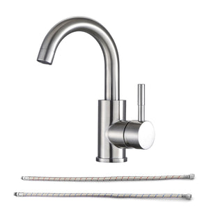 Modern Bathroom Faucet Single Hole Single Handle