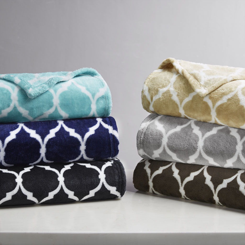 Ogee - Oversized Throw - Black