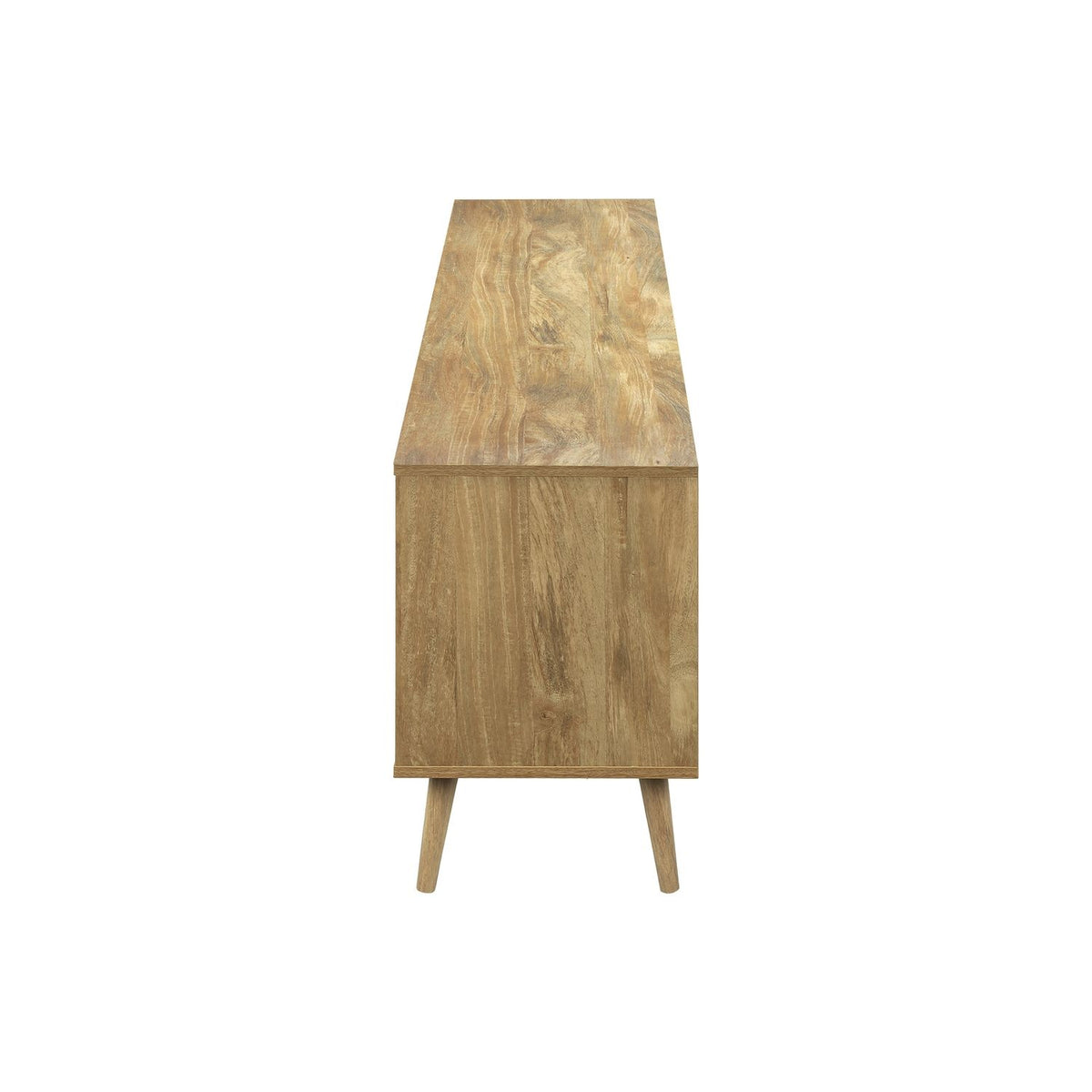 TV Stand Console With Storage Drawers And Cabinets - Walnut