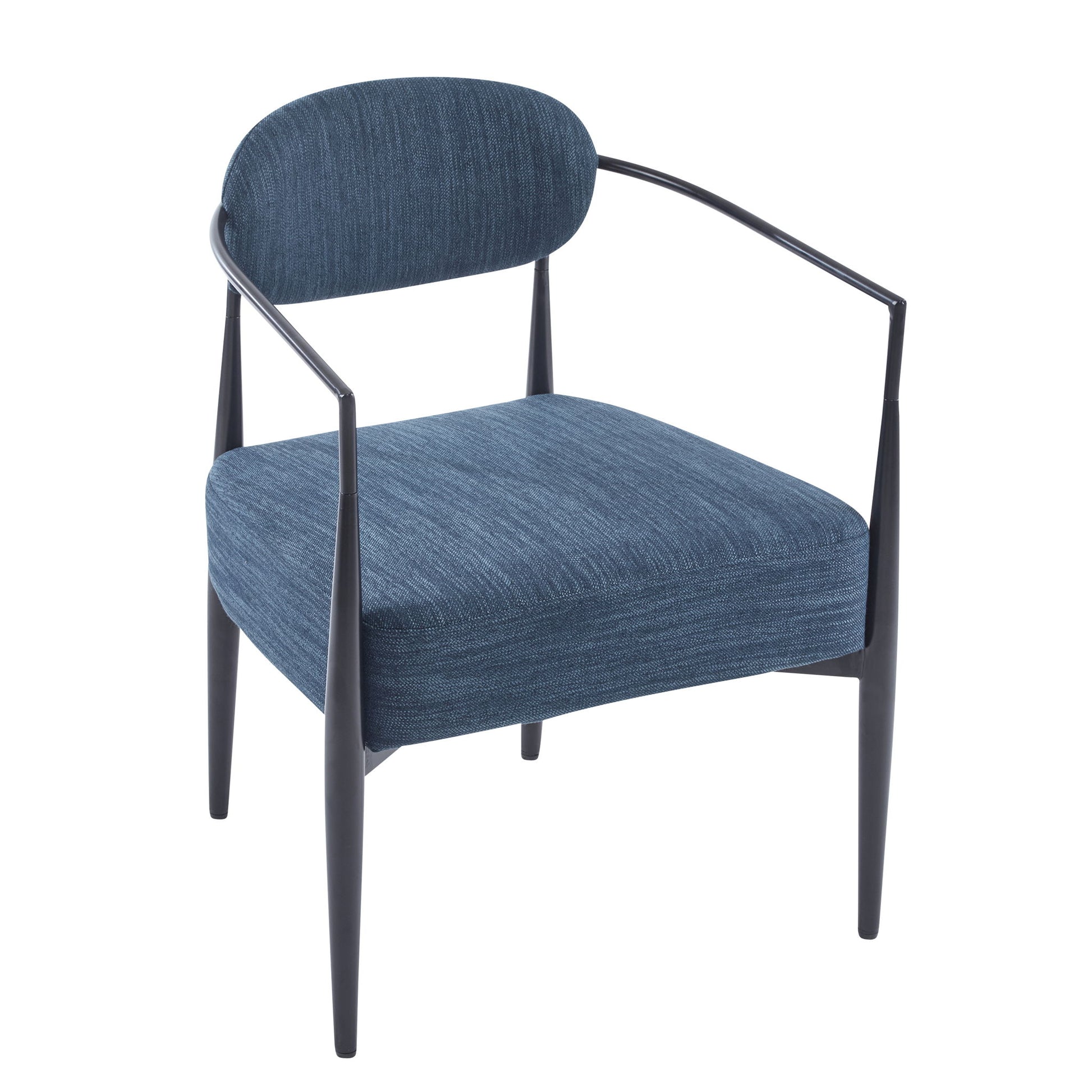Modern Upholstered Accent Armchair With Pocket Spring Seat