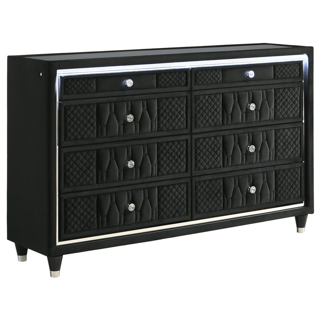 Mika - 8 Drawer LED Dresser