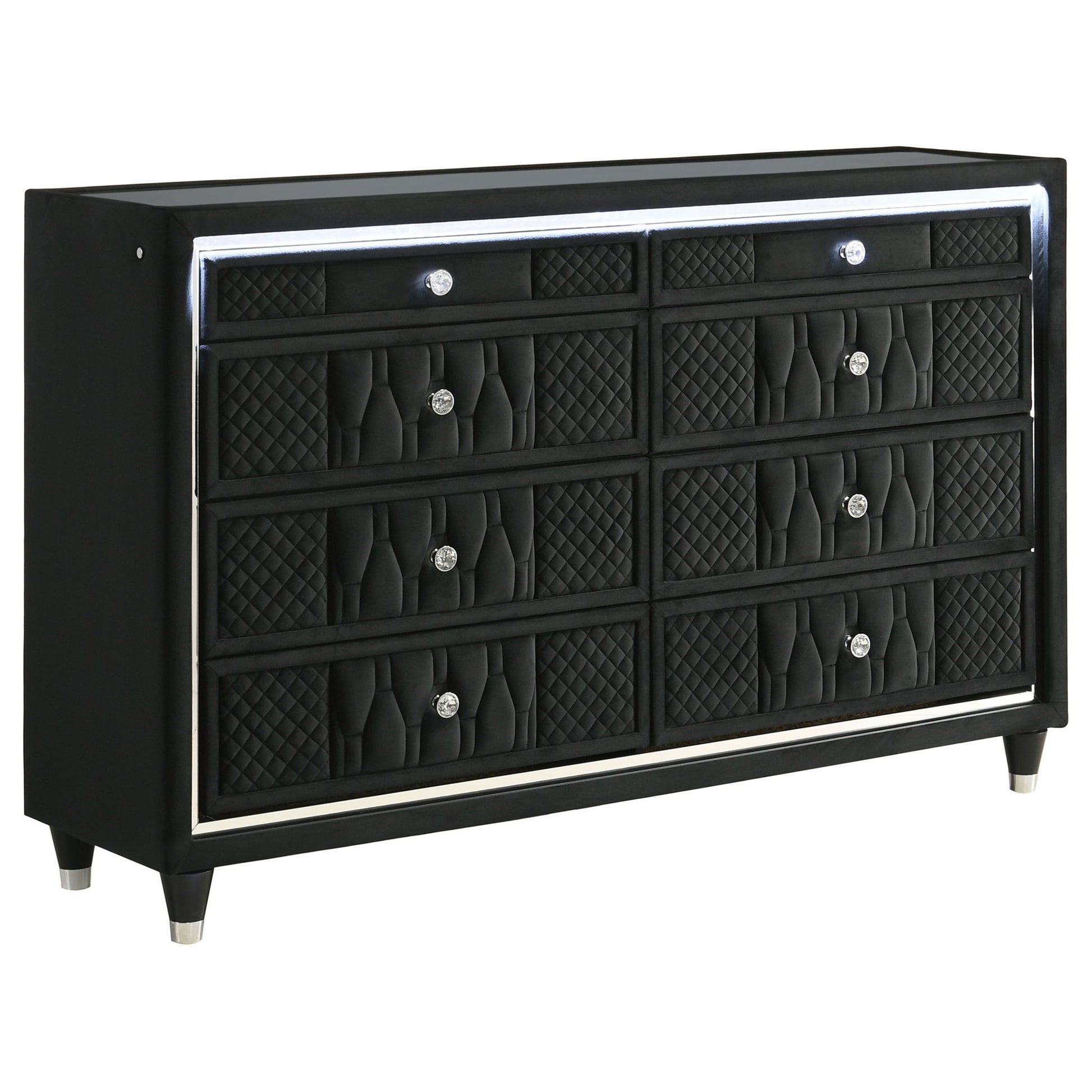 Mika - 8 Drawer LED Dresser