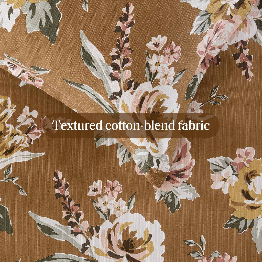 Salara - King Comforter Set - Terracotta