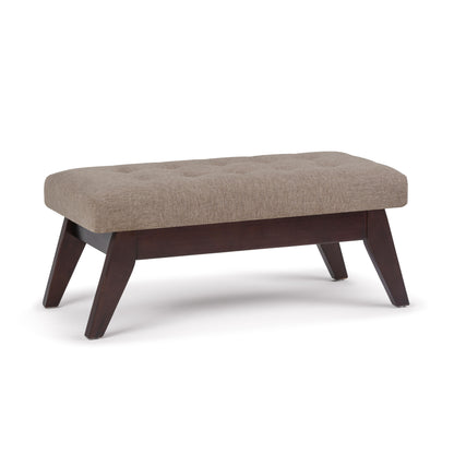 Draper - Mid Century Tufted Ottoman Bench