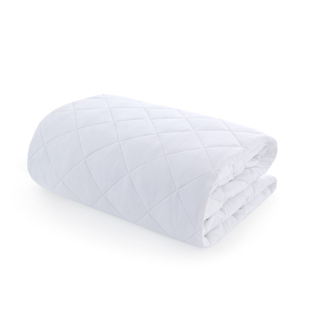 Microfiber Essential - Queen Mattress Pad - White