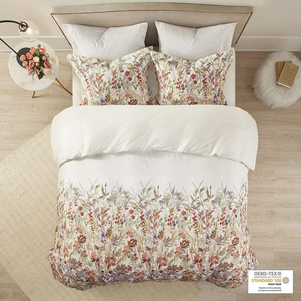 Mariana - King 3 Piece Printed Duvet Cover Set - Multi