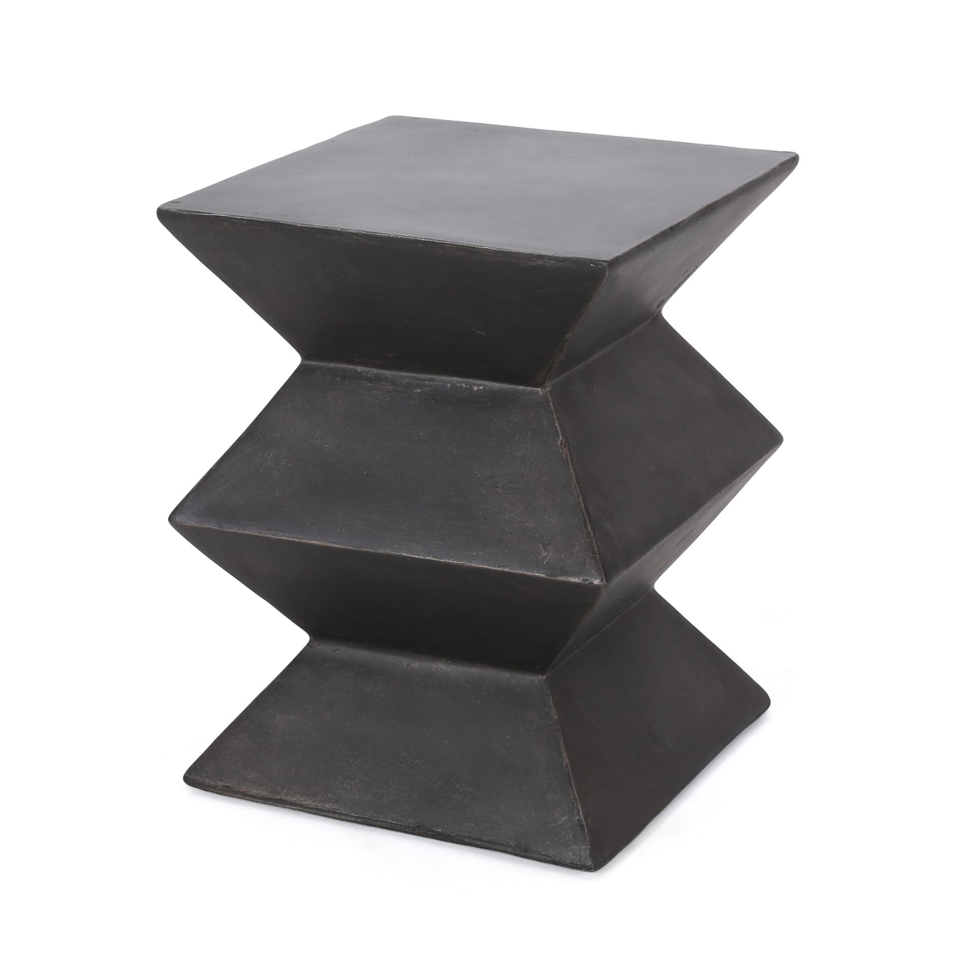 Outdoor Lightweight, Concrete Side Table - Copper