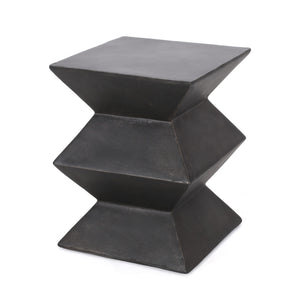 Outdoor Lightweight, Concrete Side Table - Copper