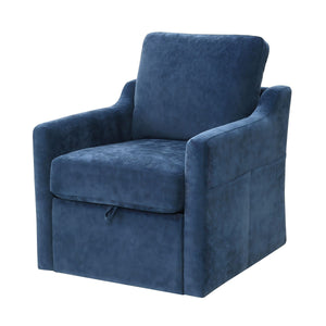 Swivel Arm Chair With Soft, Comfy Accent Chair For Living Room