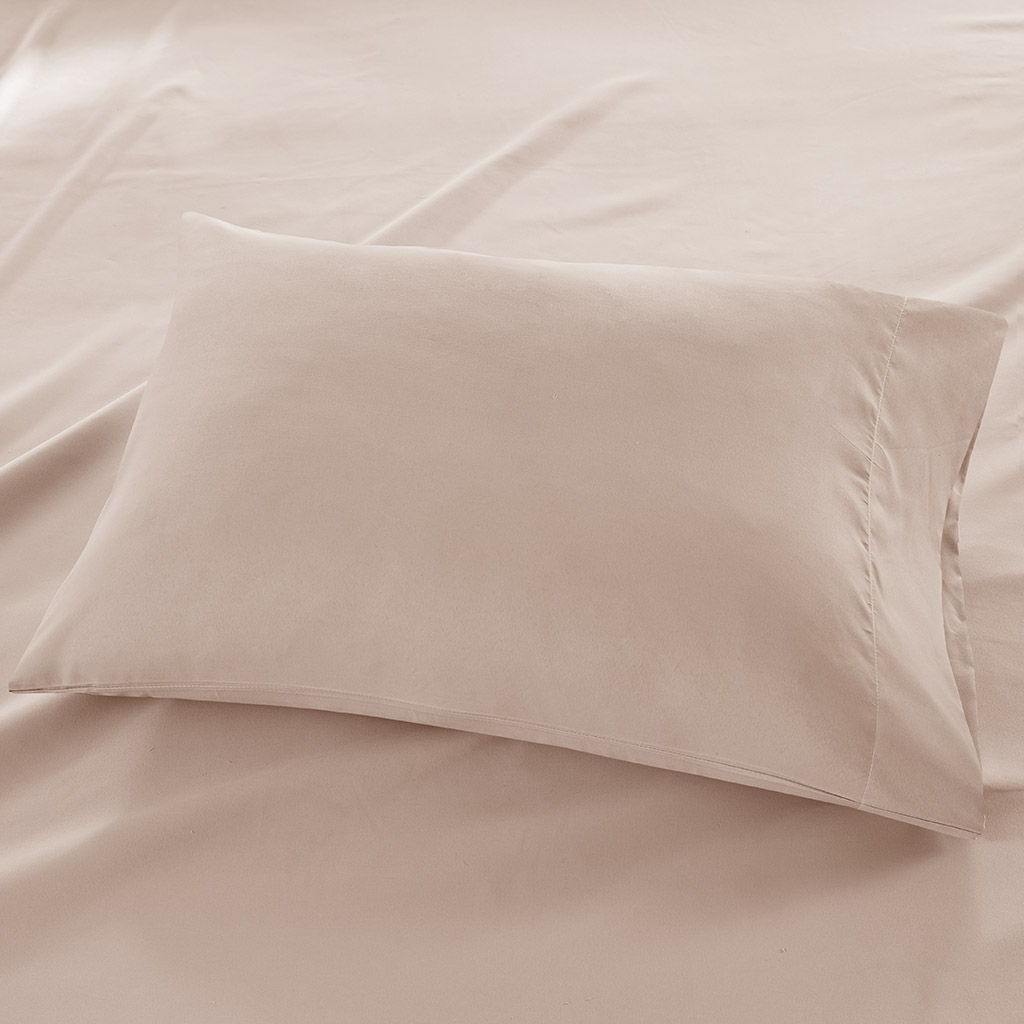Twin All Season Moisture Wicking Lightweight Sheet Set - Blush
