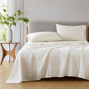 Cotton 144TC - Full Solid Sheet Set - Ivory