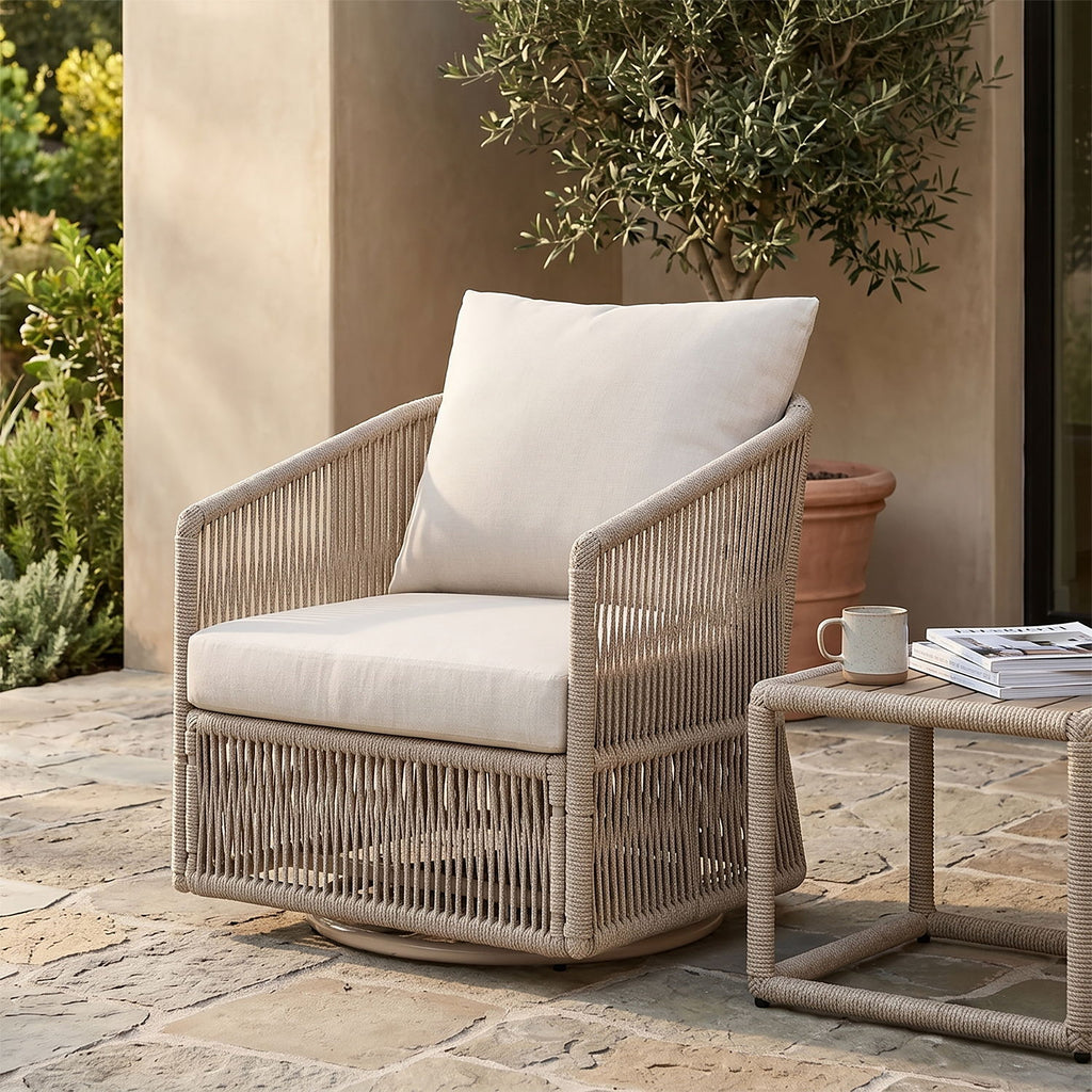 Outdoor 360° Swivel Patio Chair