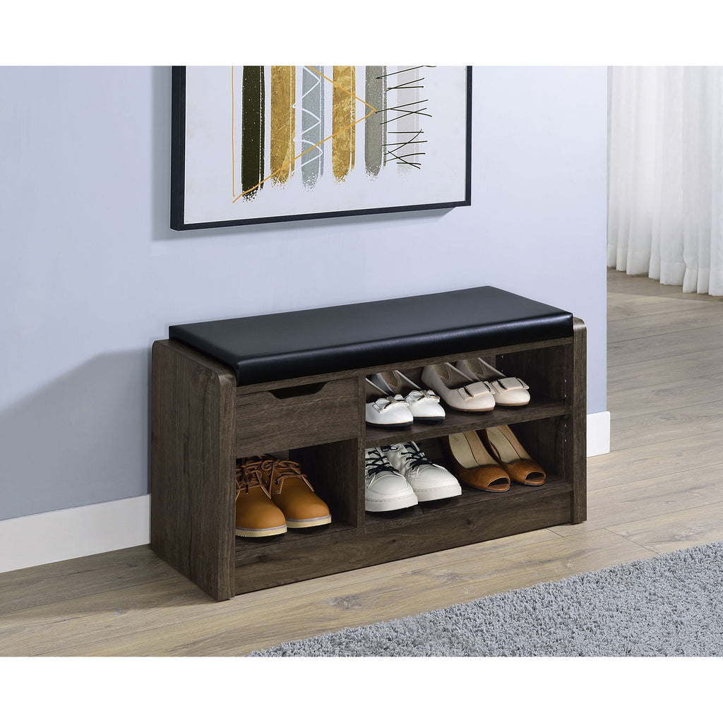 Astor - Open Shelf Storage Bench