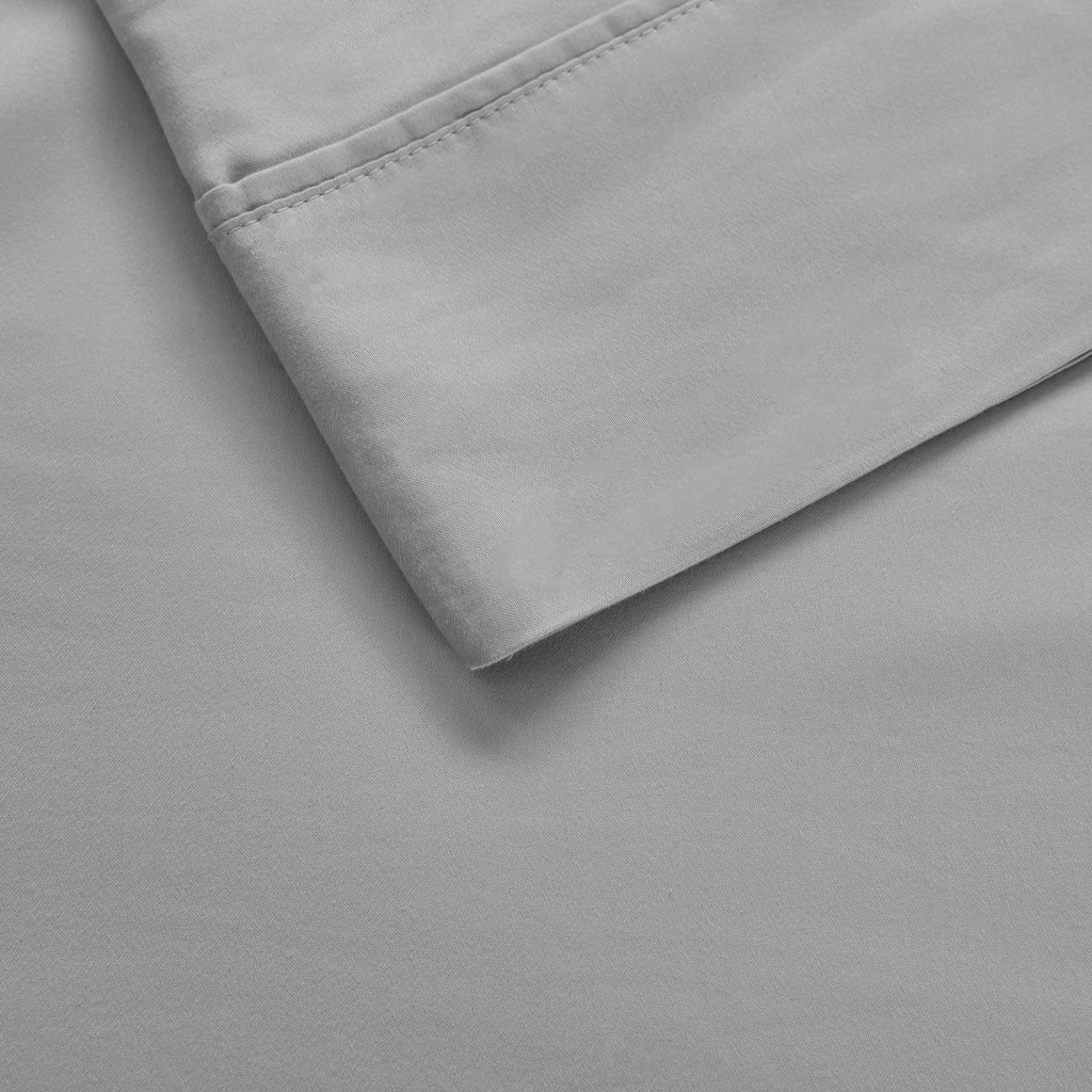 1000 Thread Count - Queen HeiQ Smart Temperature Blend 4 Piece Sheet Set - Gray