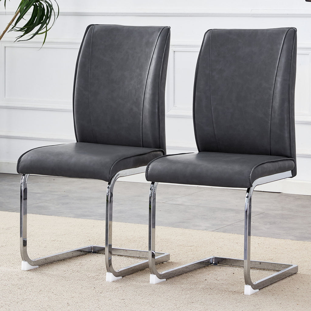 Luxury Simple Arch Chair, High Resilience With Metal Legs