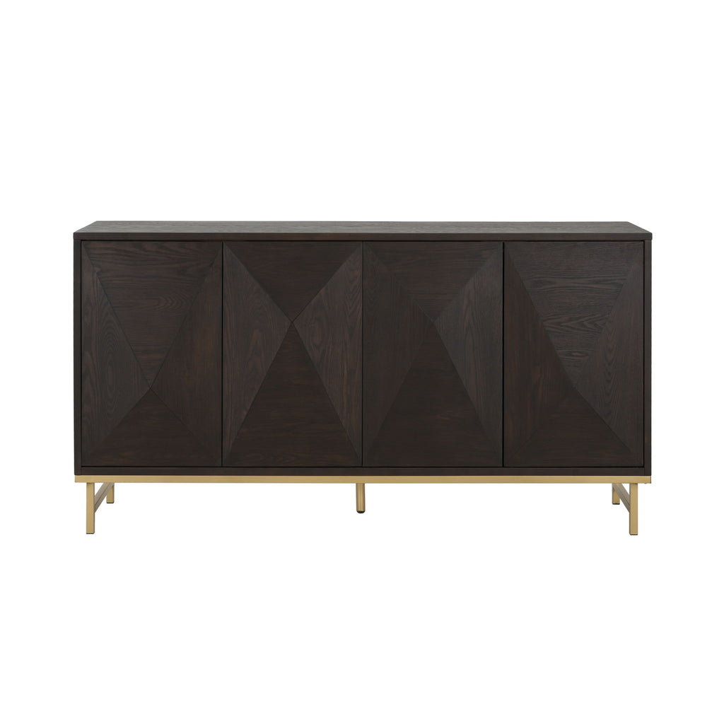 Tamid - Modern Wide Handcrafted Sideboard With Adjustable Shelves