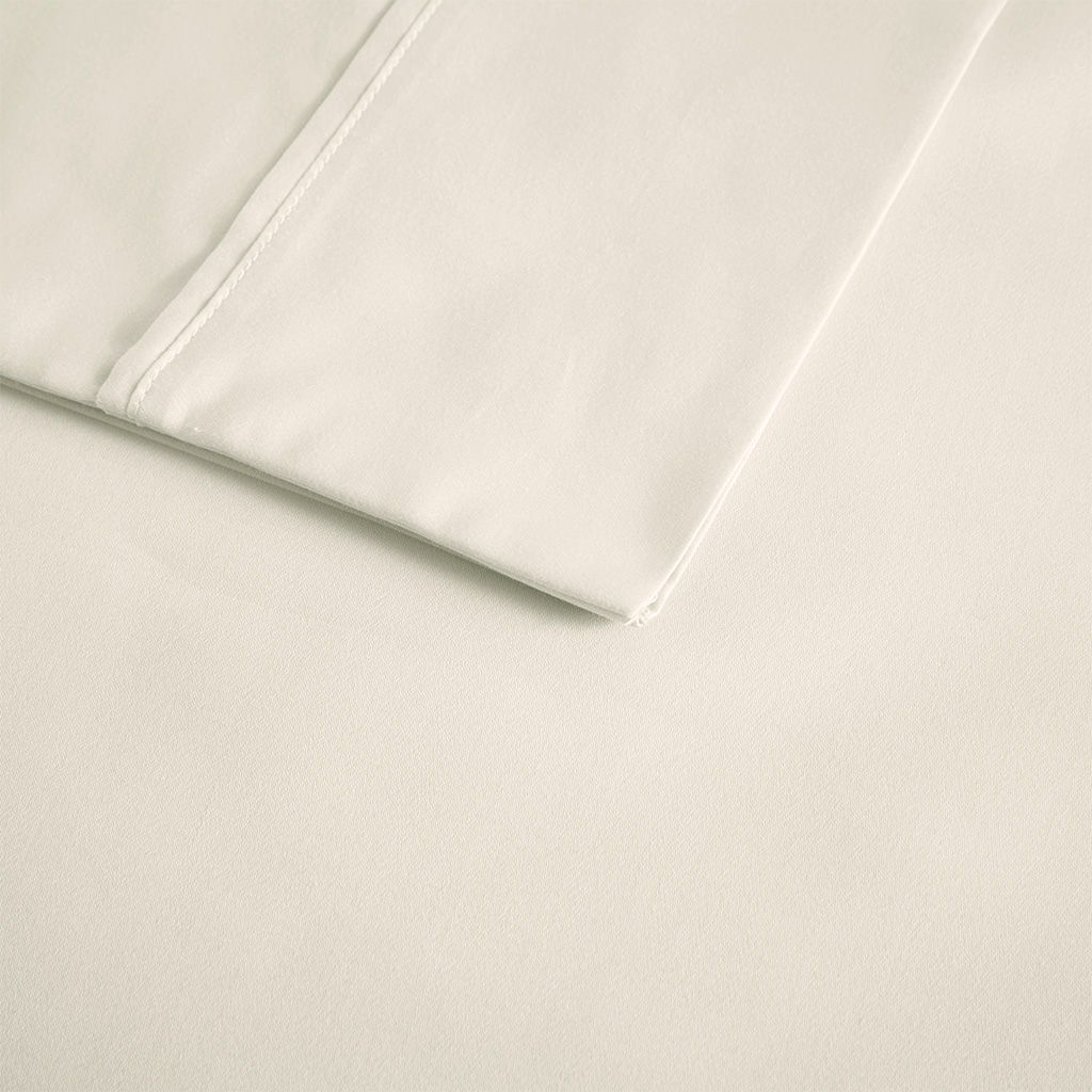 600 Thread Count - Cooling Cotton Blend 4 Piece Full Sheet Set - Beige
