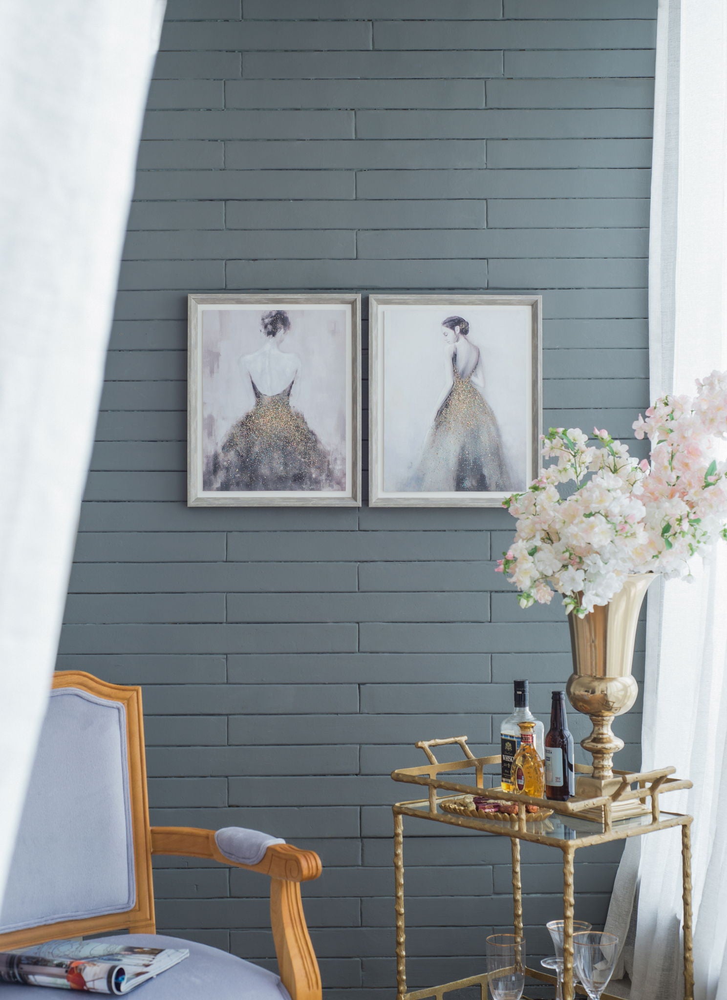 Feminine Figure Wall Art, Wall Decor For Living Room Dining Room Office Bedroom - Multicolor