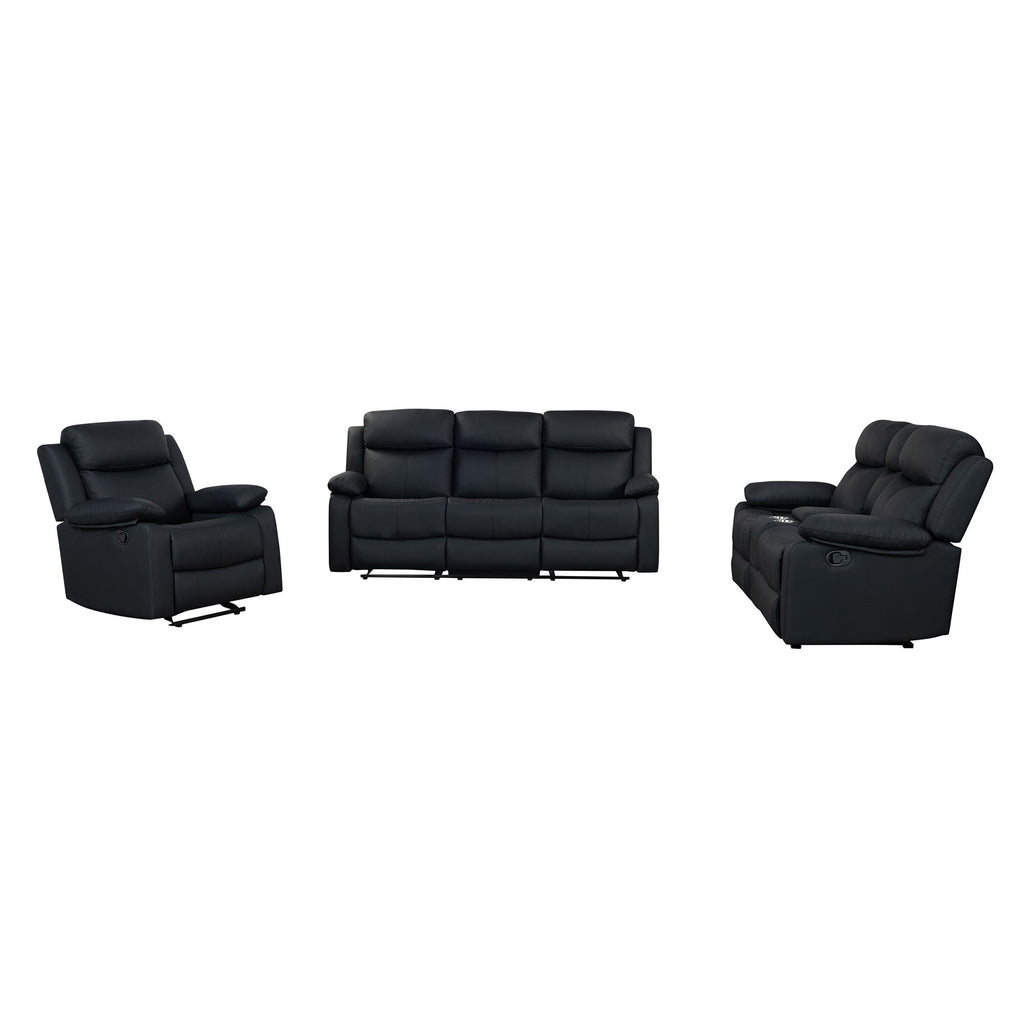 Blanche - Reclining Set With LED Lights With Pillow Top Arms
