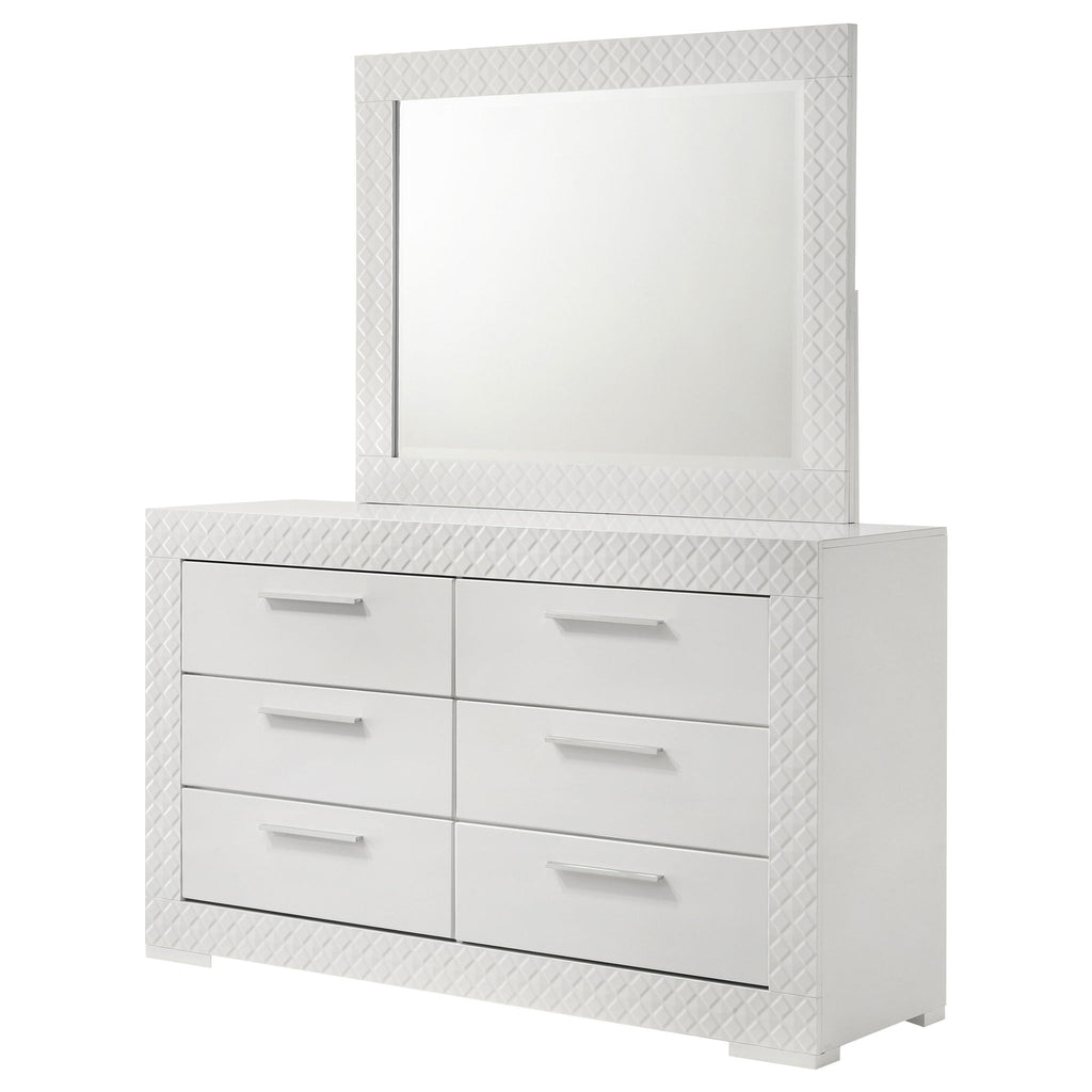 Pierce - 6 Drawer Dresser And Mirror