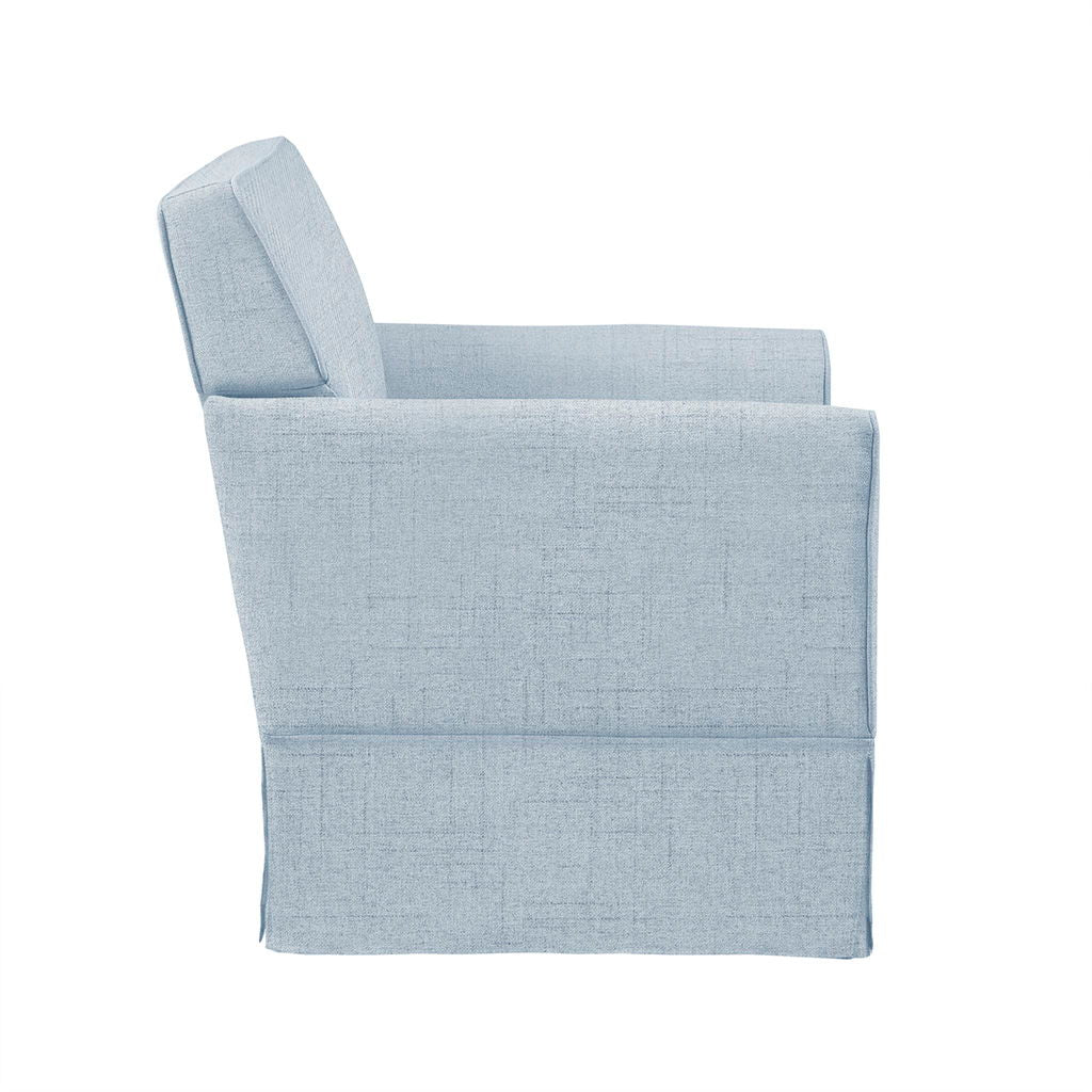 Paula - Slipcover Accent Armchair - Light Blue