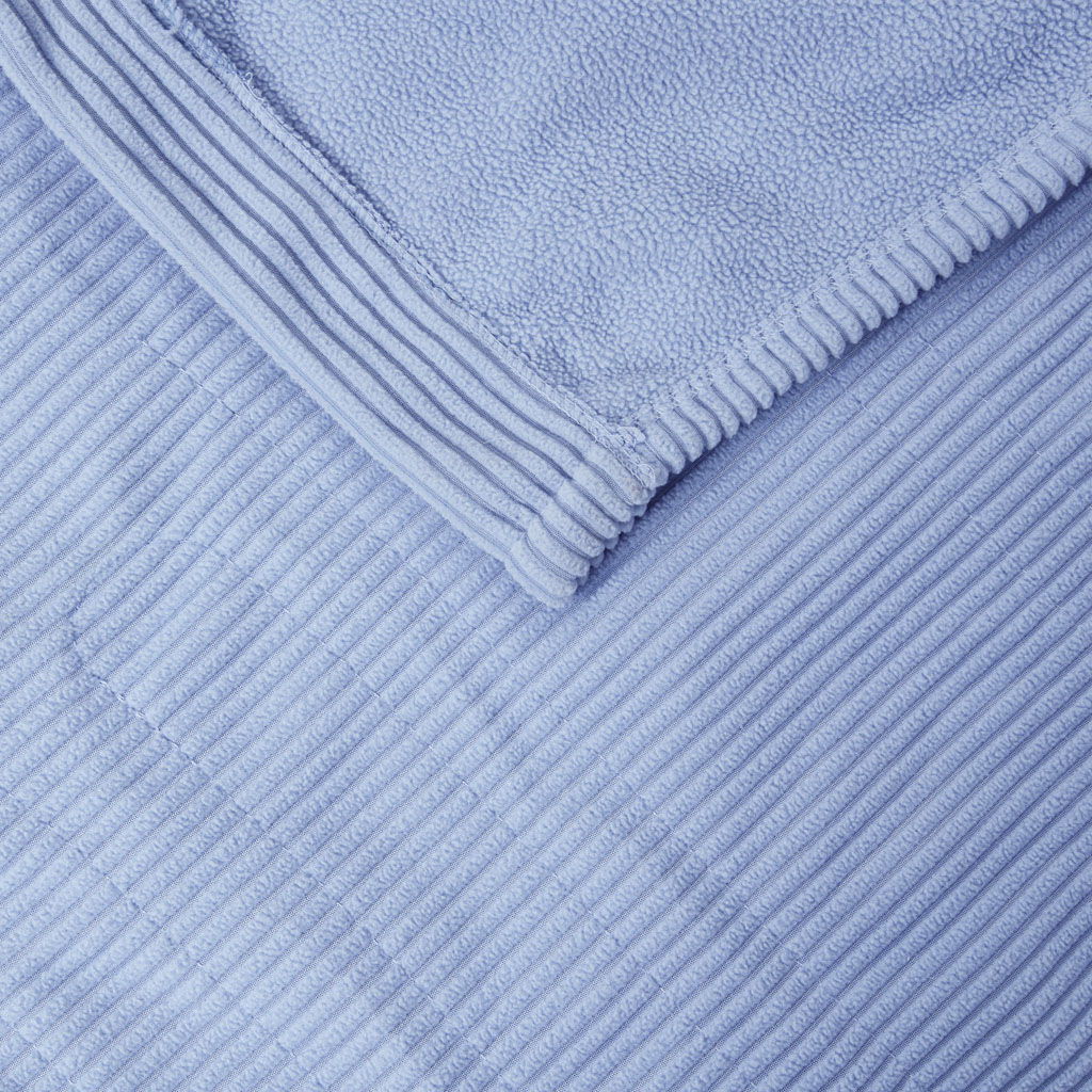Electric Micro Fleece - Twin Heated Blanket - Blue