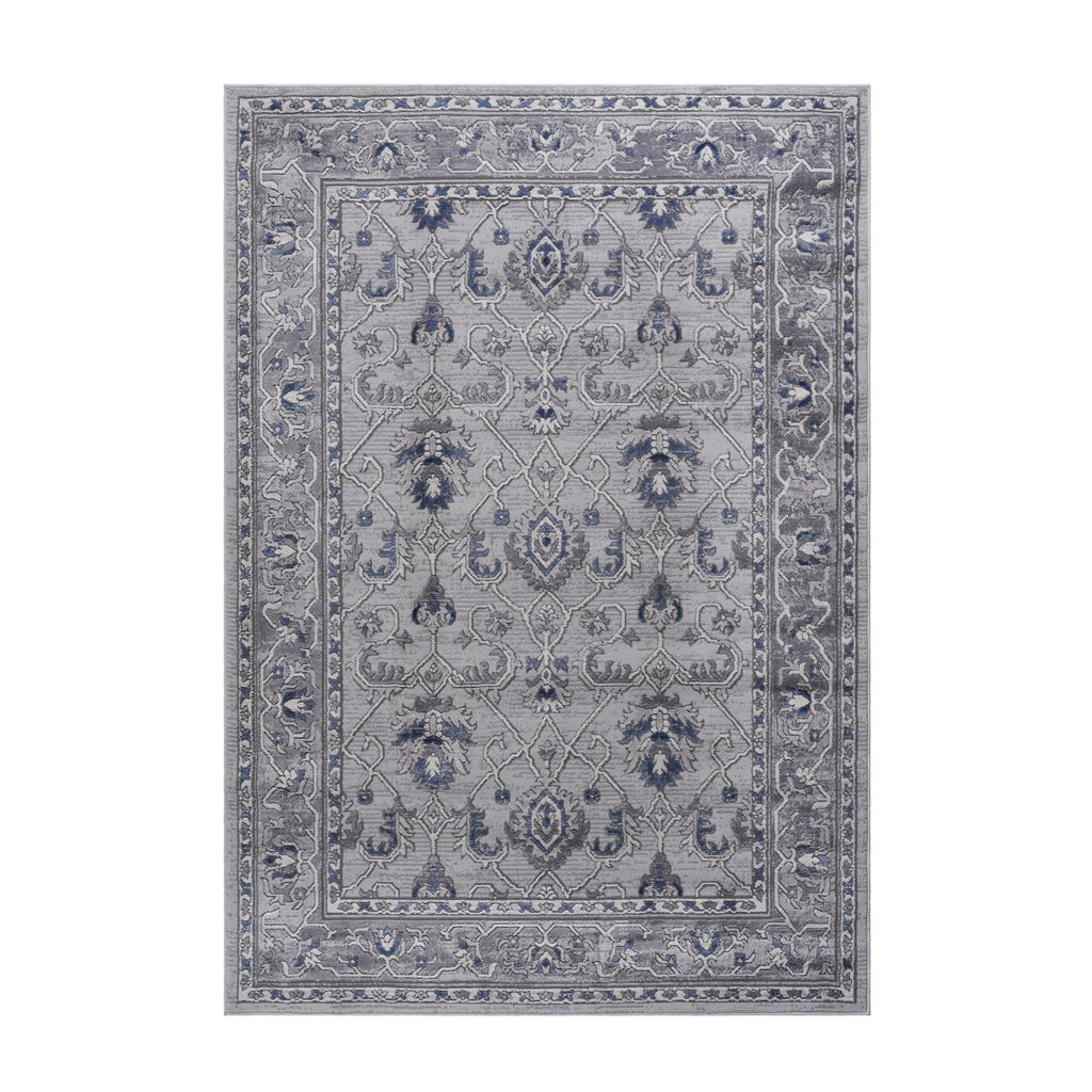 Marfi - 6' X 9' Oriental Area Rug - Gray / Blue