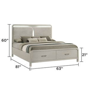 Aria - Bed With Storage Drawers
